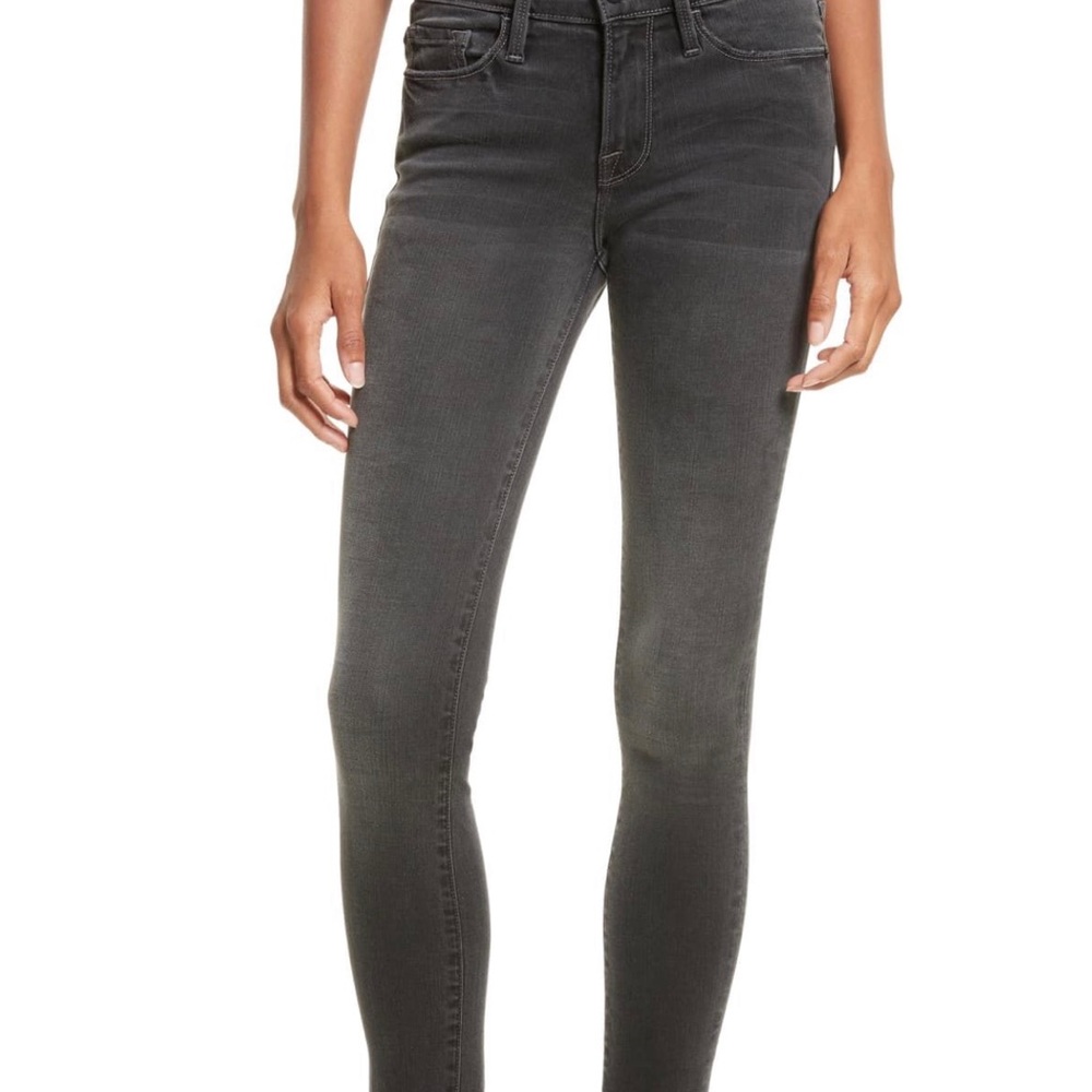 Frame | Le Skinny | Raw Ankle Cropped Jeans 29 EUC